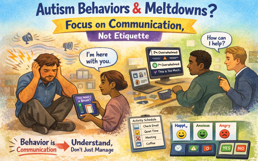 Autism Behaviors and Meltdowns? – Focus on Communication Tools, not Etiquette